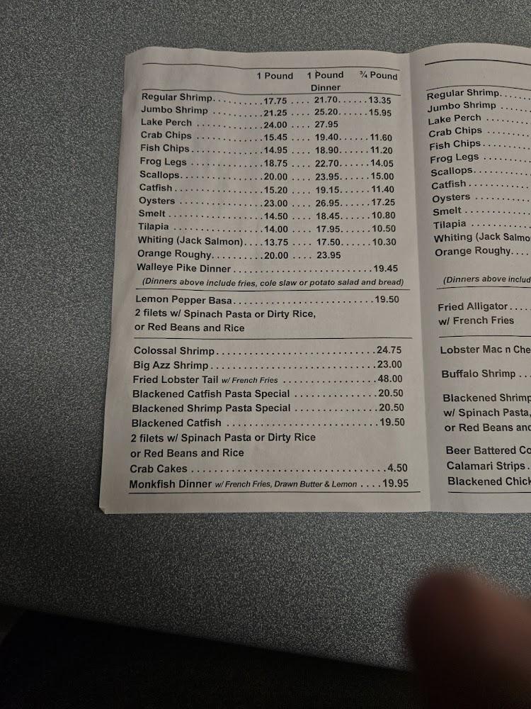 Harbour Point Shrimp House Menu image 1